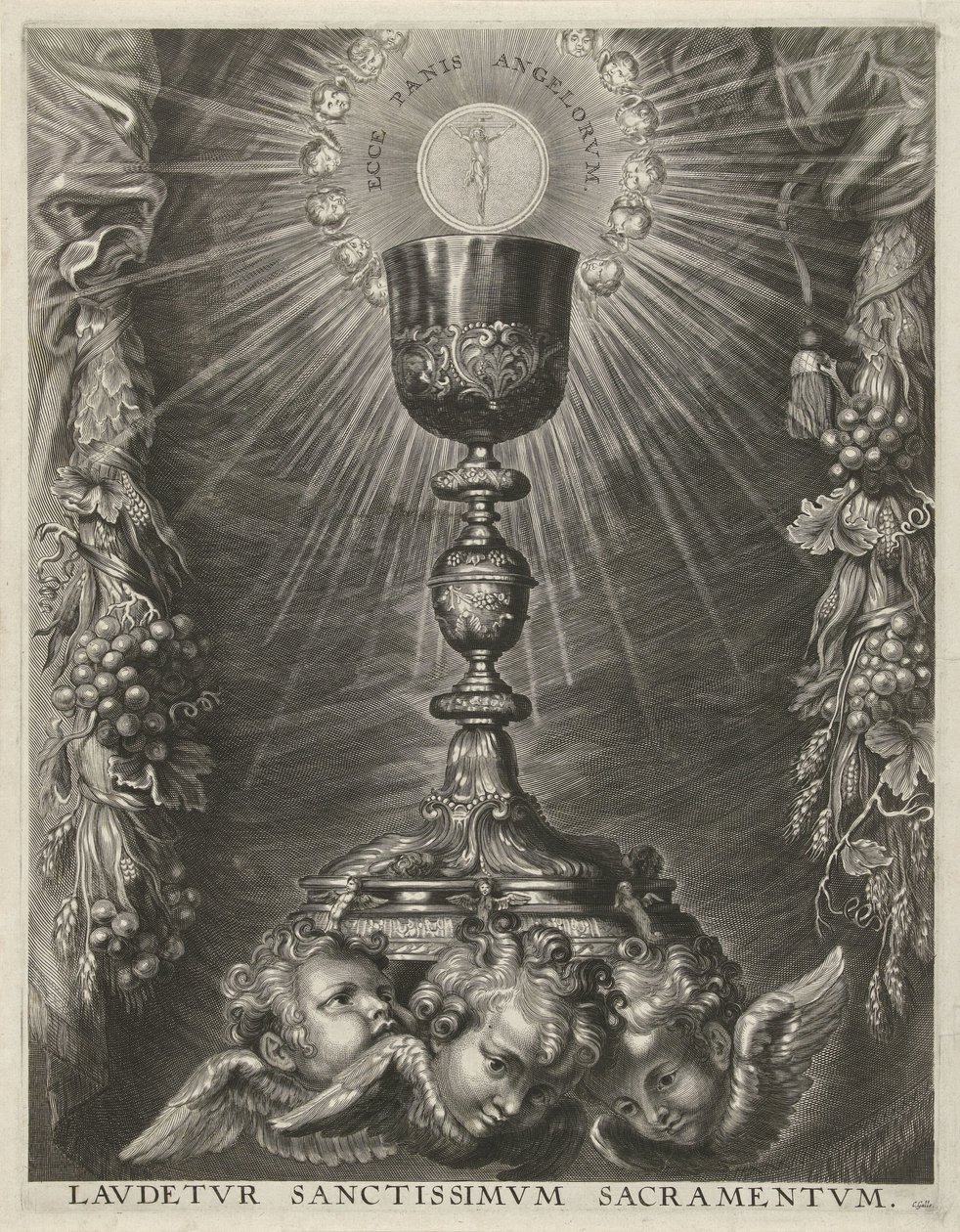 Kalk med vært af Cornelis Galle (I)