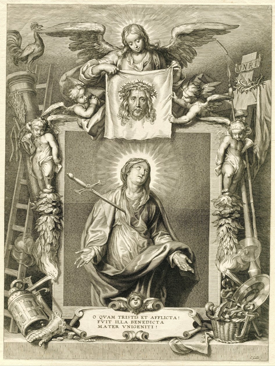 Mary i Mater Dolorosa af Cornelis Galle (II)