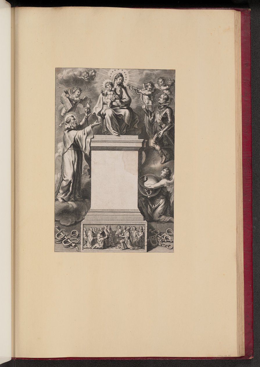 Titelside for B. Of The Rivers, Of Hierarchy Mariana Free Sex af Cornelis Galle II after Erasmus Quellinus II after Sir Peter Paul Rubens