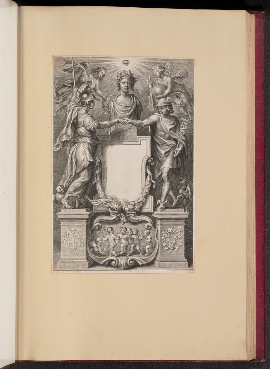 Title Page for Frederik de Marselaer, Legatvs af Cornelis Galle II after Sir Peter Paul Rubens
