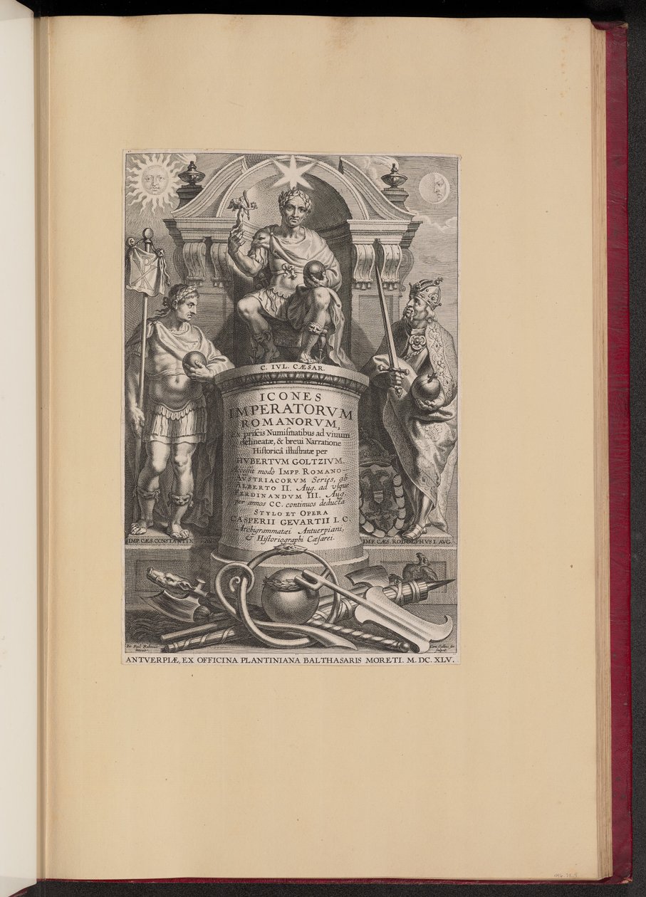 Titelside til Hubert Goltzius
