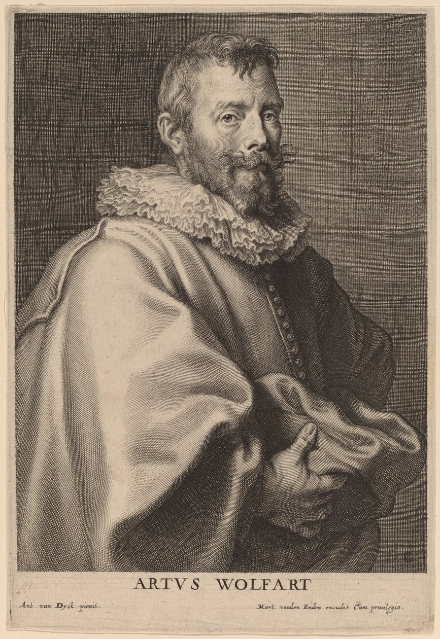 Arthur Wolfart af Cornelis Galle I after Sir Anthony van Dyck