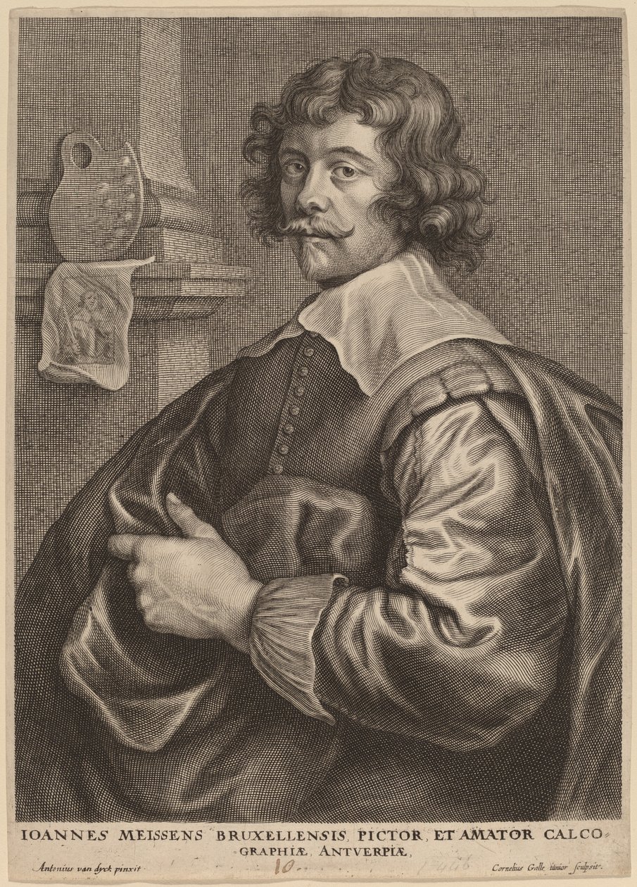 John Meyssens af Cornelis Galle I after Sir Anthony van Dyck
