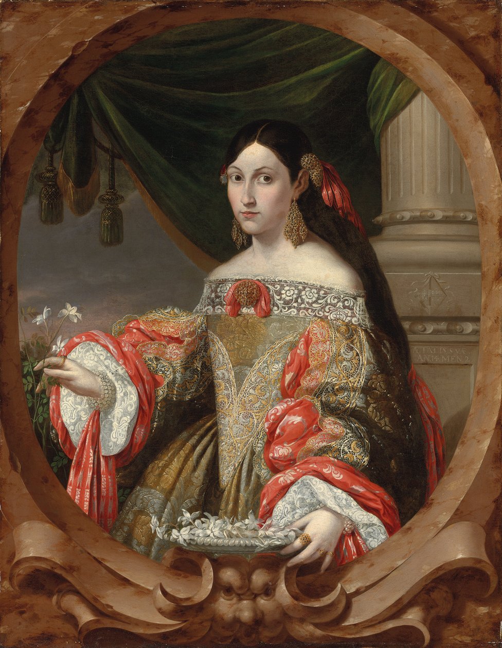 Portræt af en dame, 1682 af Cornelis III Schut