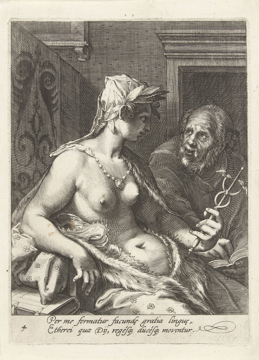 Retorik The Seven Liberal Arts (serietitel) af Cornelis Jacobsz. Drebbel