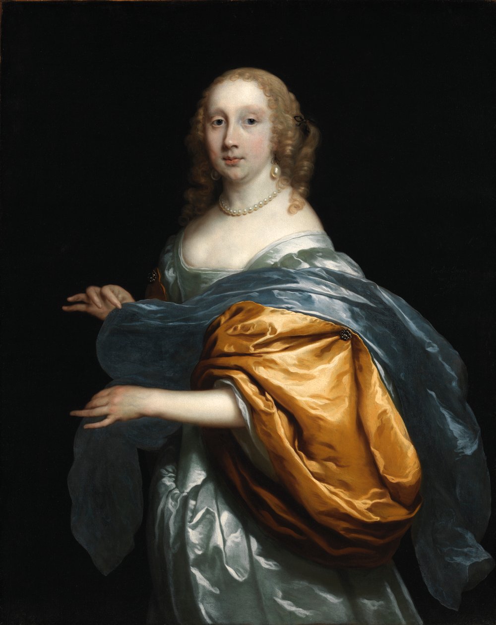 Madame Tulipan, 1660. af Cornelis Janssens van Ceulen