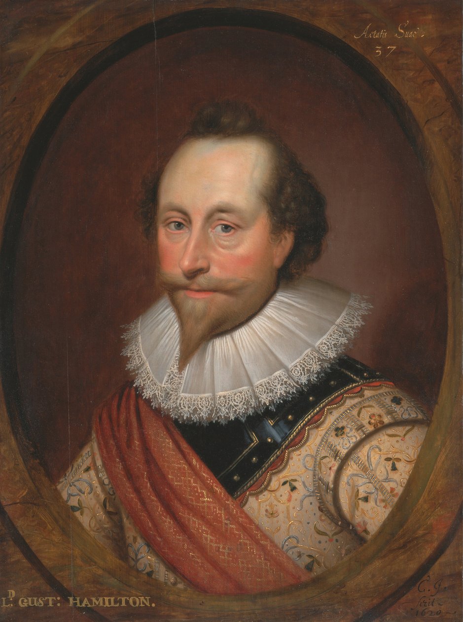 Portræt af Sir Alexander Temple, 1620 af Cornelis Janssens van Ceulen