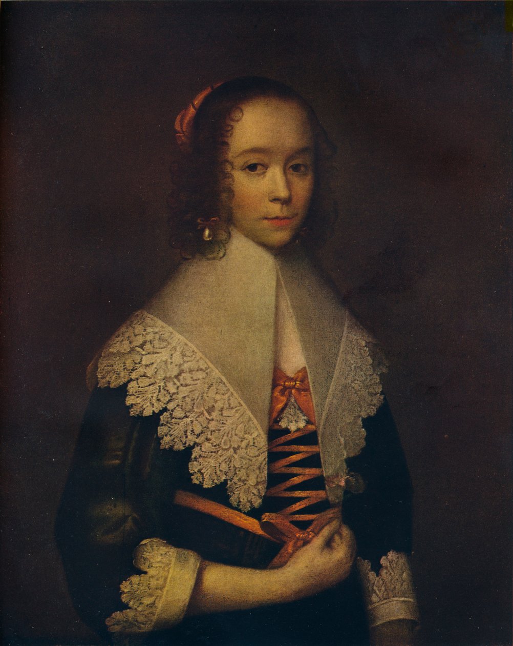 Portræt af en pige, 1600-tallet, 1916 af Cornelis Janssens van Ceulen