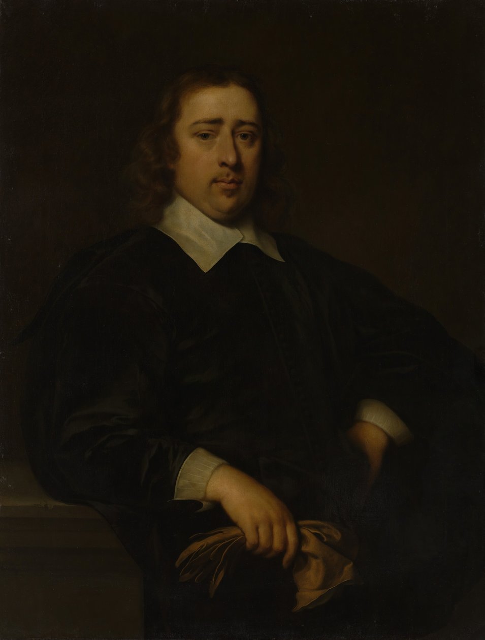 Portræt af en mand, 1648. af Cornelis Janssens van Ceulen
