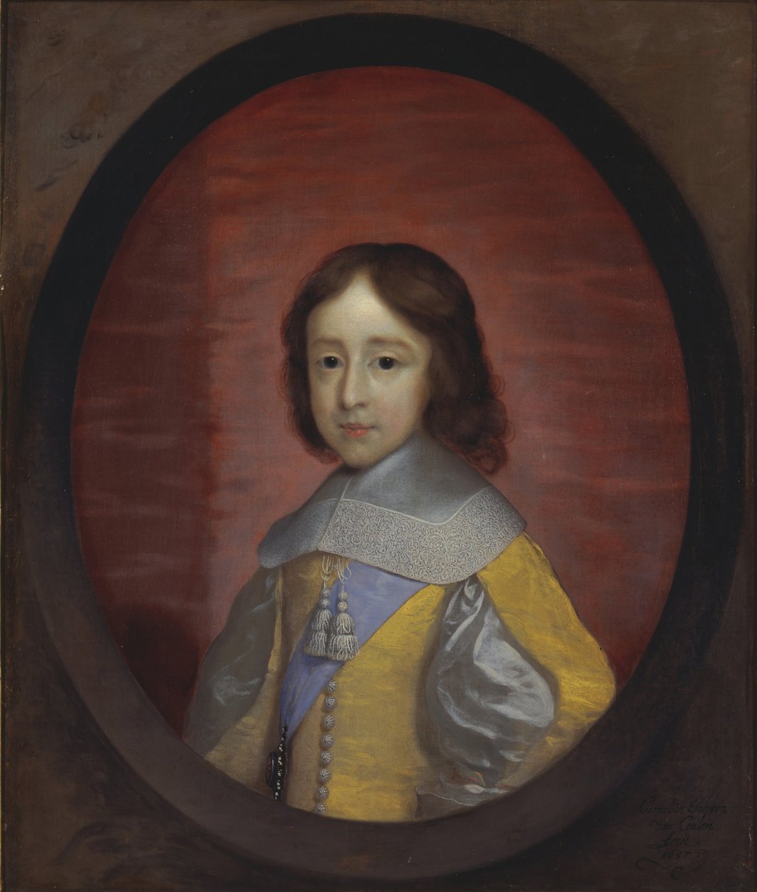 Vilhelm III, Prins af Orange 1650-1702, som barn, 1657 af Cornelis Janssens van Ceulen