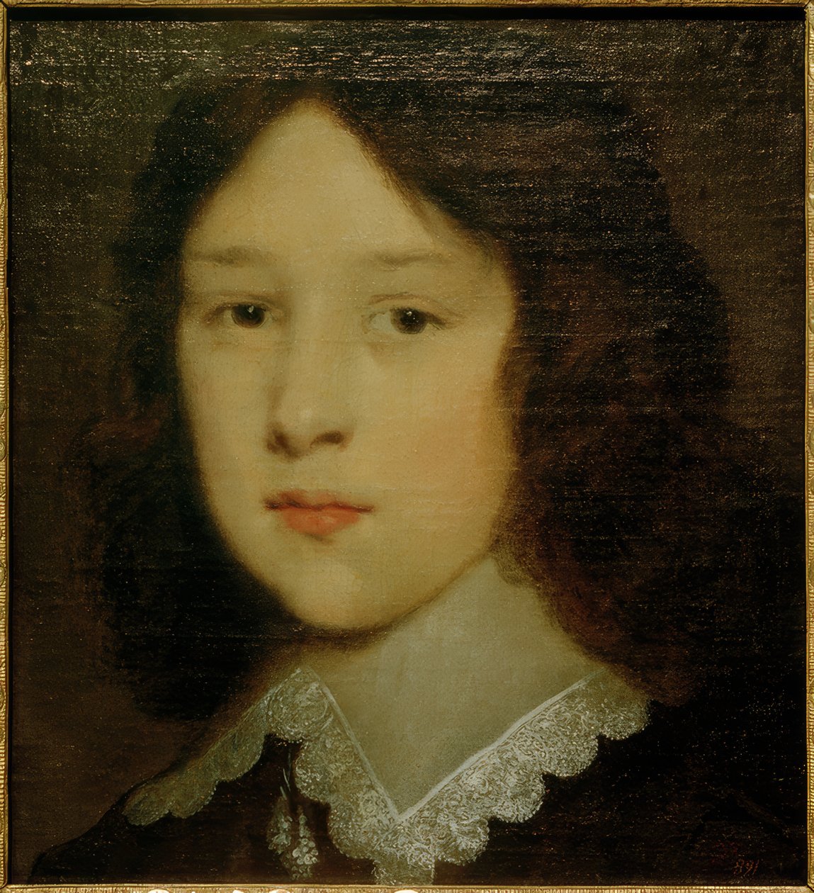 Portræt af en ung mand af Cornelis Johnson van Keulen