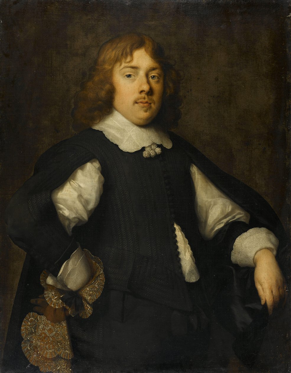 Portræt af Joan Pietersz Realel (1625-59) af Cornelis Jonson van Ceulen (I)