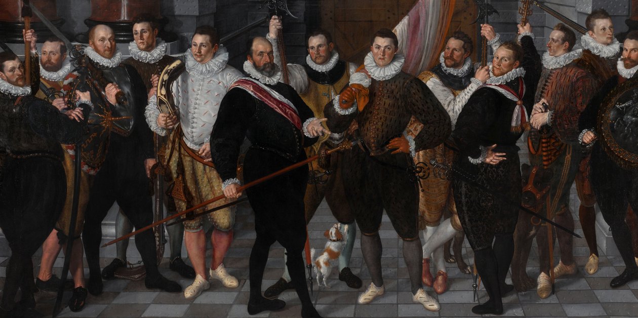 Kompagniet af kaptajn Dirck Jacobsz Rosecrans og løjtnant Pauw Kompagniet af kaptajn Dirck Jacobsz Rosecrans og løjtnant Pauw, Amsterdam, 1588 af Cornelis Ketel