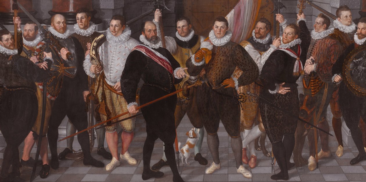 Kompagniet med kaptajn Dirck Jacobsz Rosecrans og løjtnant Pauw af Cornelis Ketel