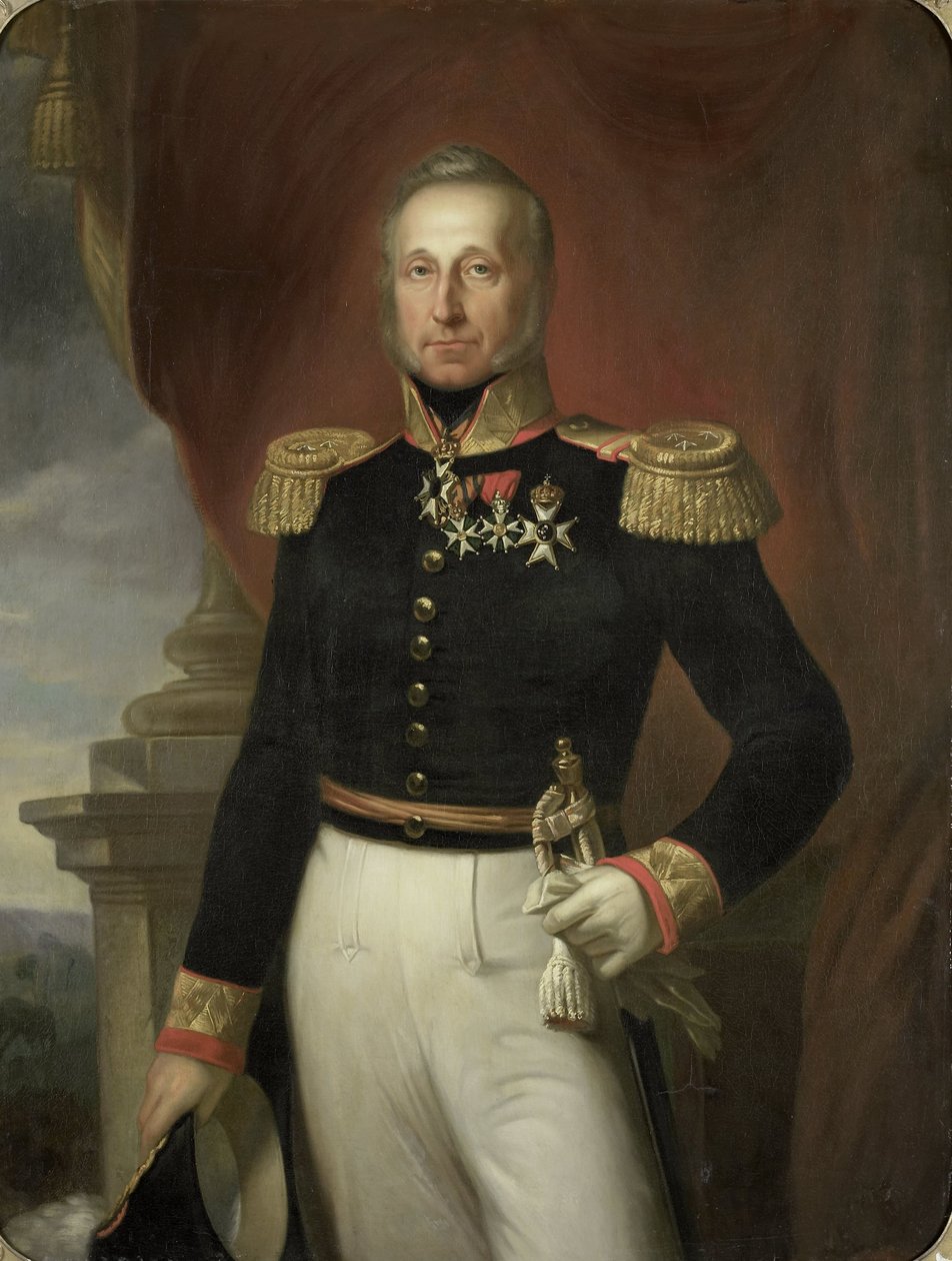 Portræt af Dominique Jacques de Eerens, generalguvernør i Hollandsk Ostindien af Cornelis Kruseman (copy after)