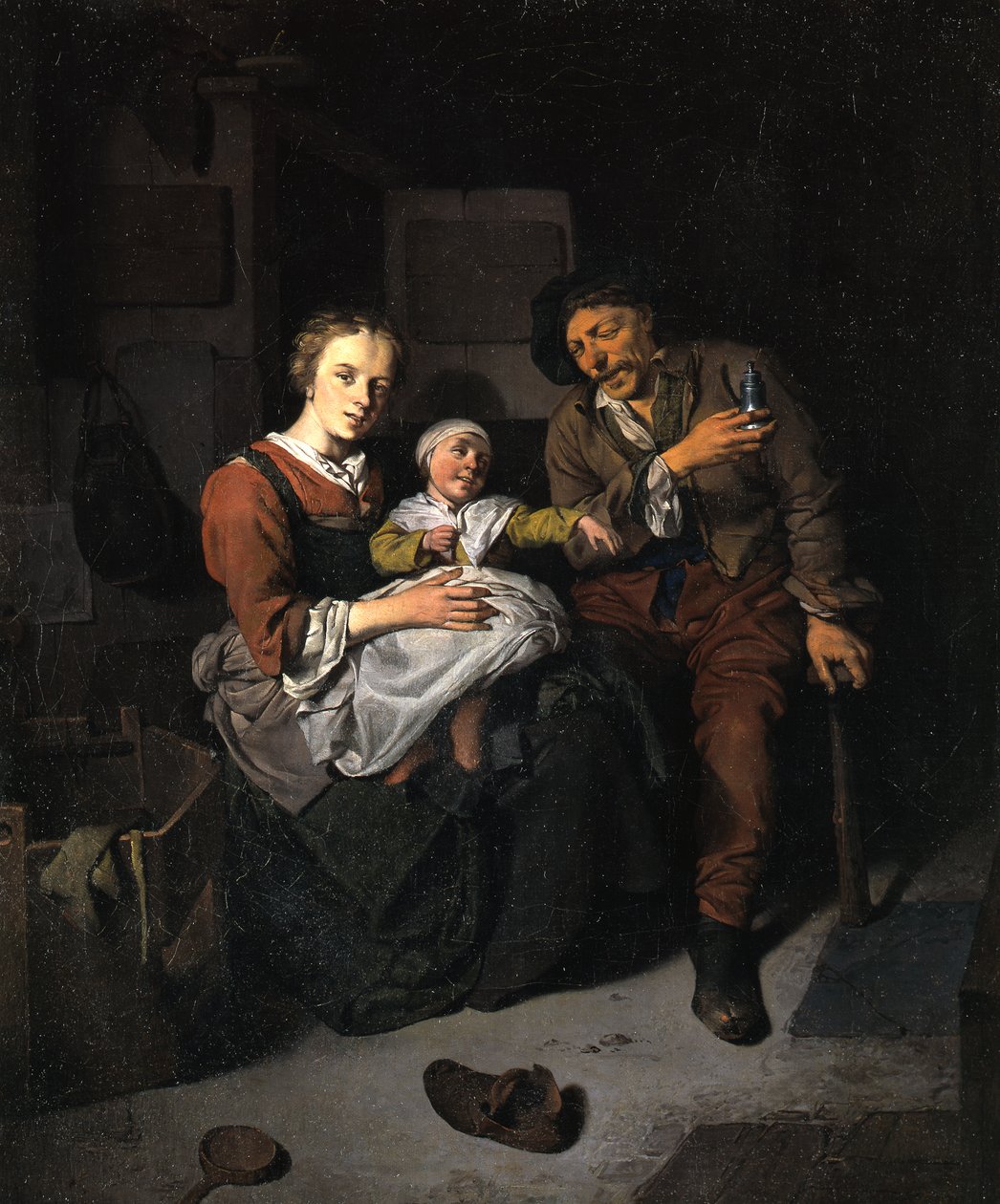 Tysk:  Bauernfamilie Bondefamilie af Cornelis Pietersz Bega