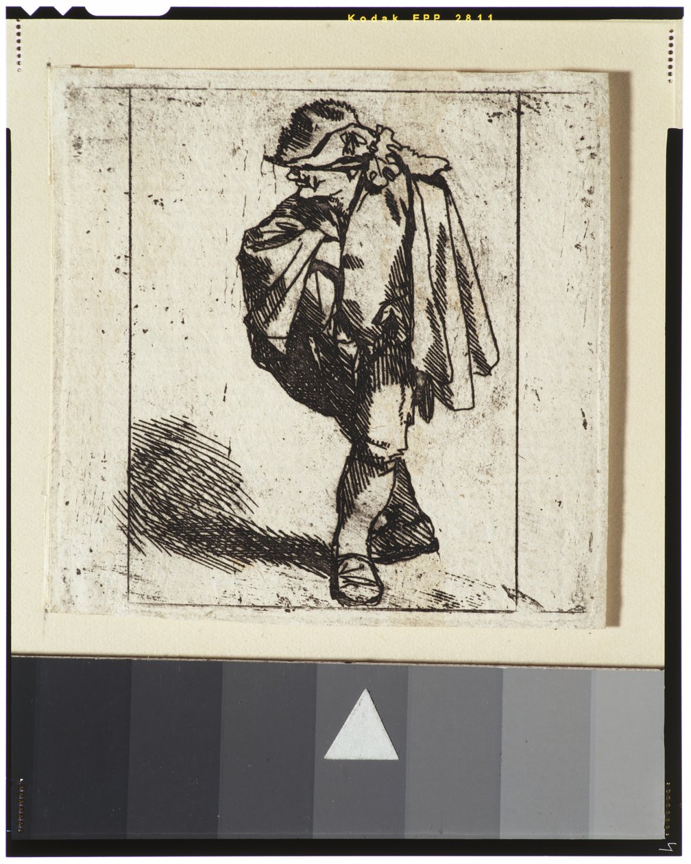 Mand med en hånd stukket ind i sin dublet af Cornelis Pietersz Bega