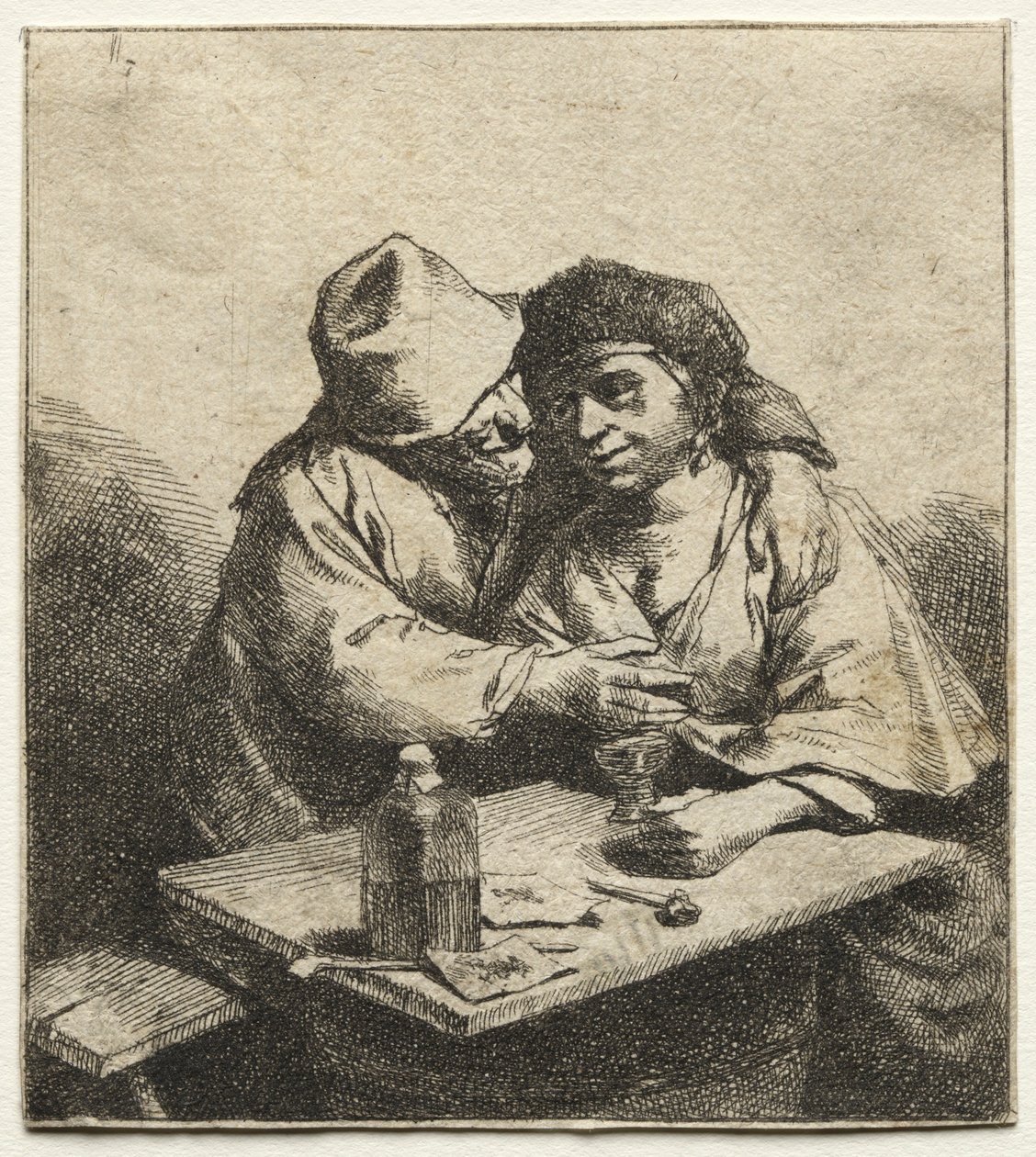 The Amorous Couple, midten af 1600-tallet. af Cornelis Pietersz Bega