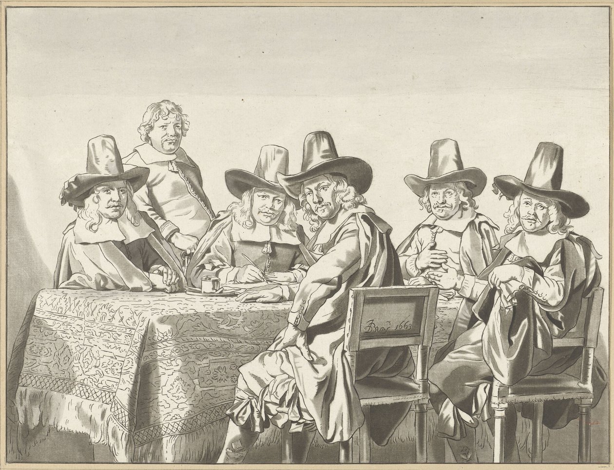 Regenter af børnehjemmet i Haarlem af Cornelis Ploos van Amstel