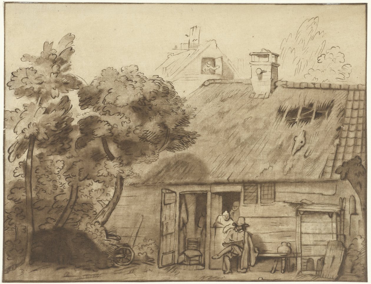 Tegner for gård af Cornelis Ploos van Amstel
