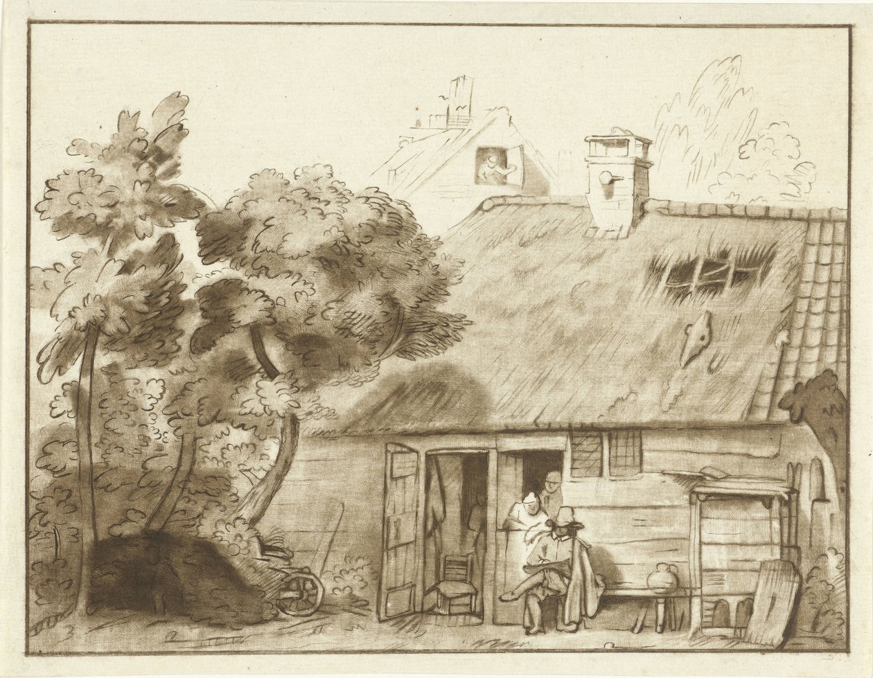 Tegner for gård af Cornelis Ploos van Amstel