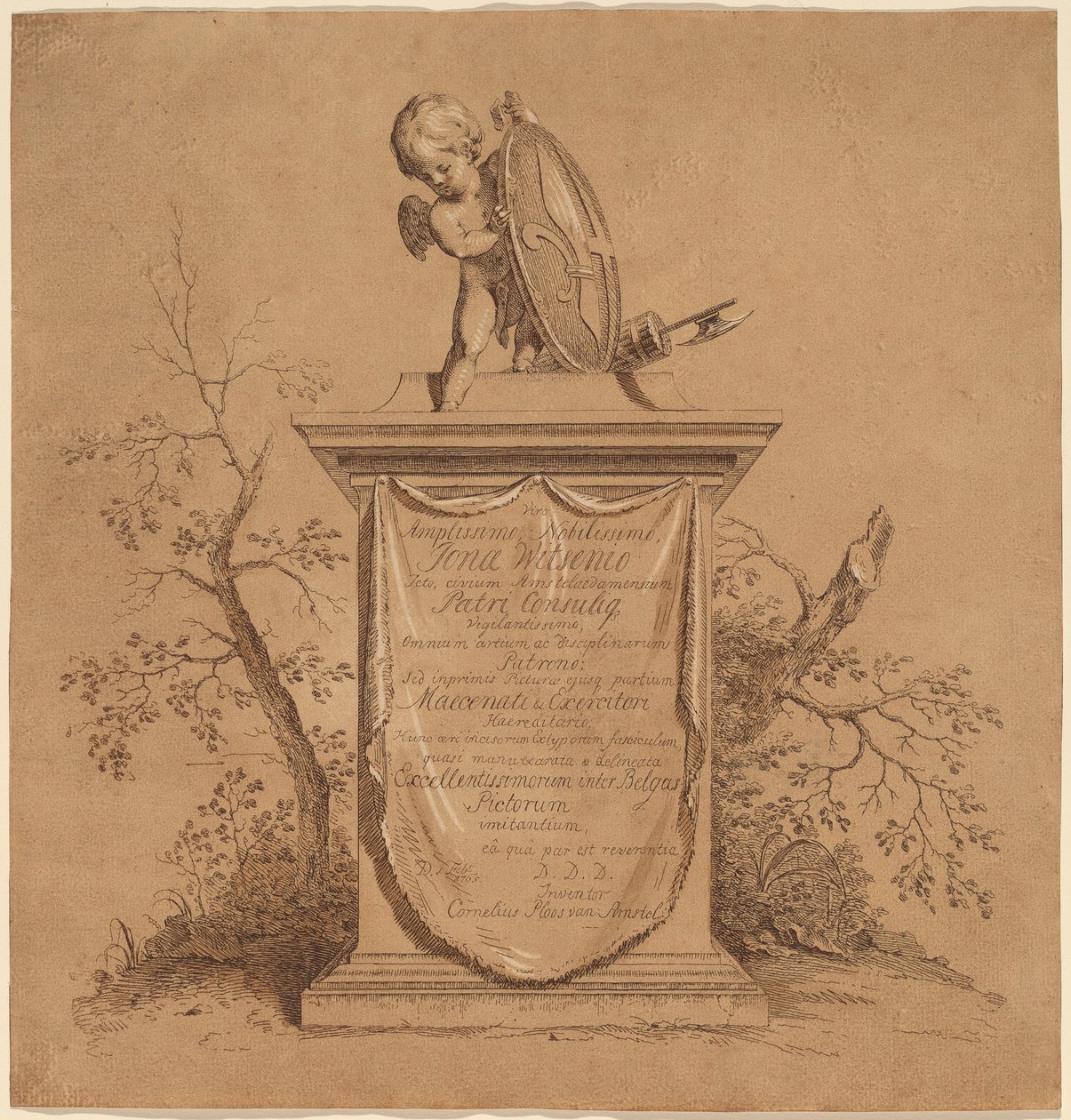Titel side af Cornelis Ploos van Amstel