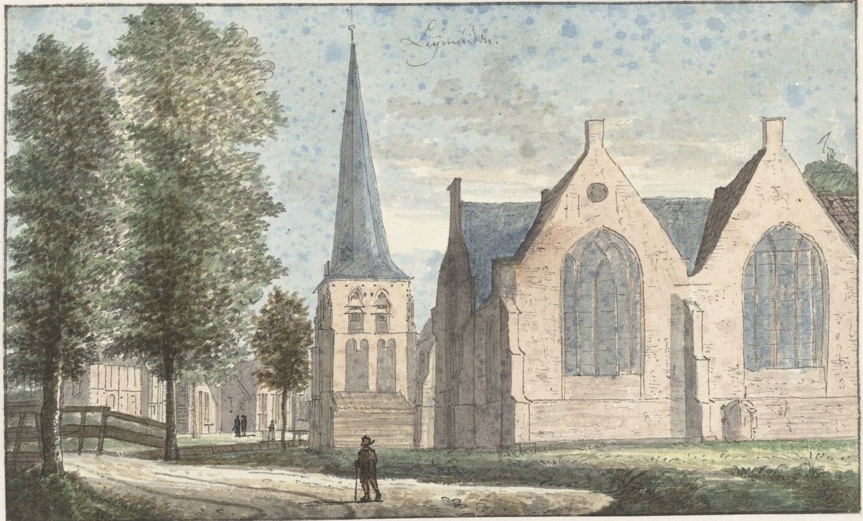 Kirken i Leimuiden af Cornelis Pronk (possibly)
