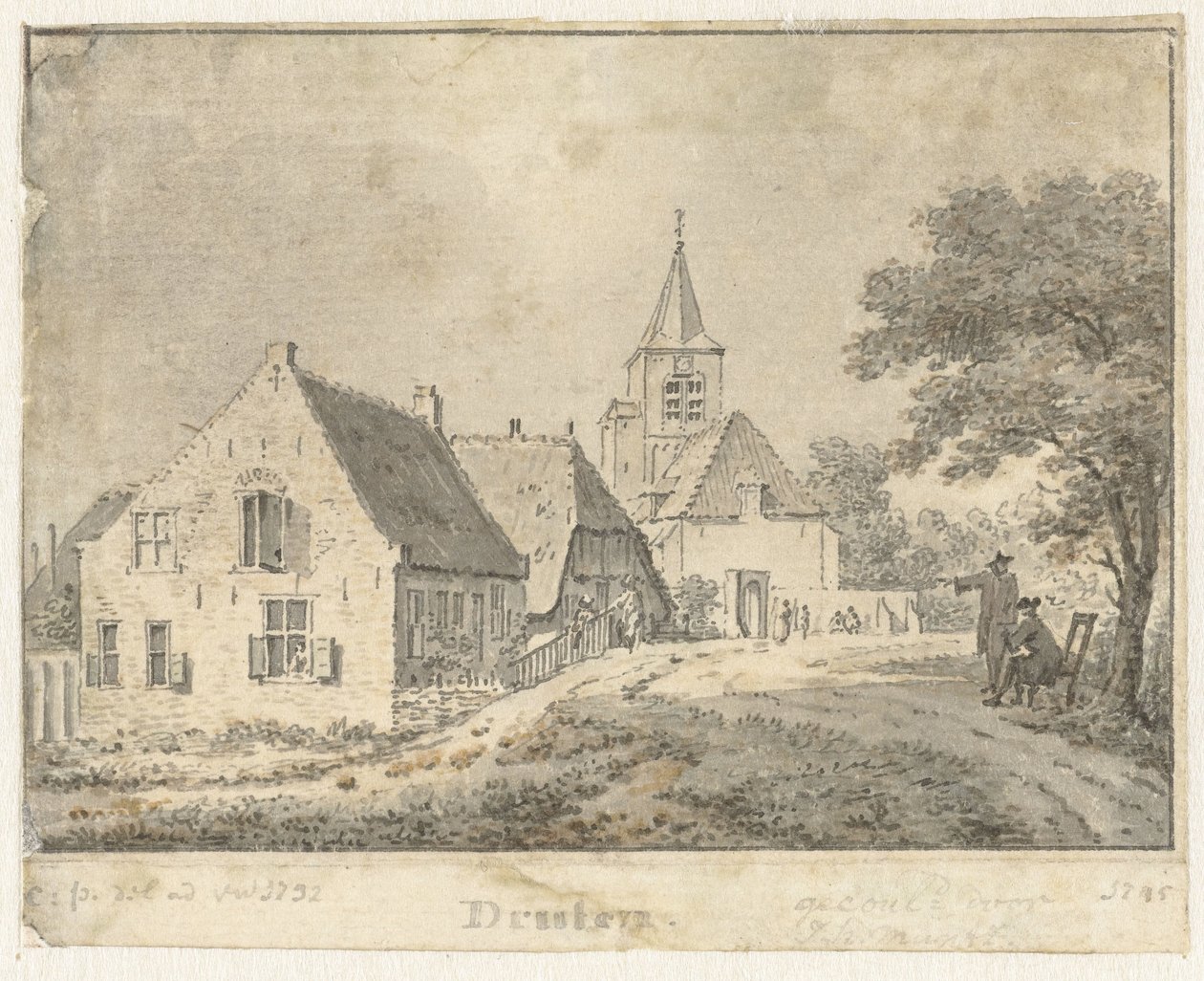 Udsigt i Druten af Cornelis Pronk