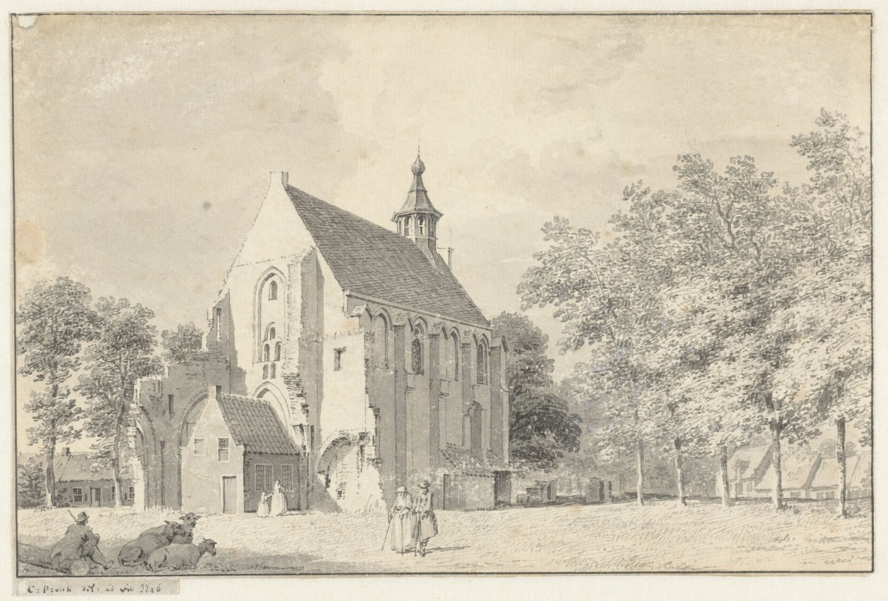 Kirken i West-Souburg af Cornelis Pronk