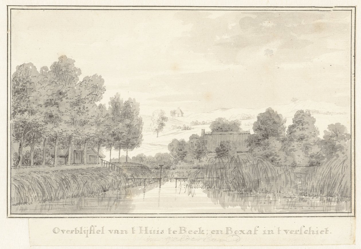 Rester af Huis ter Beek af Cornelis Pronk