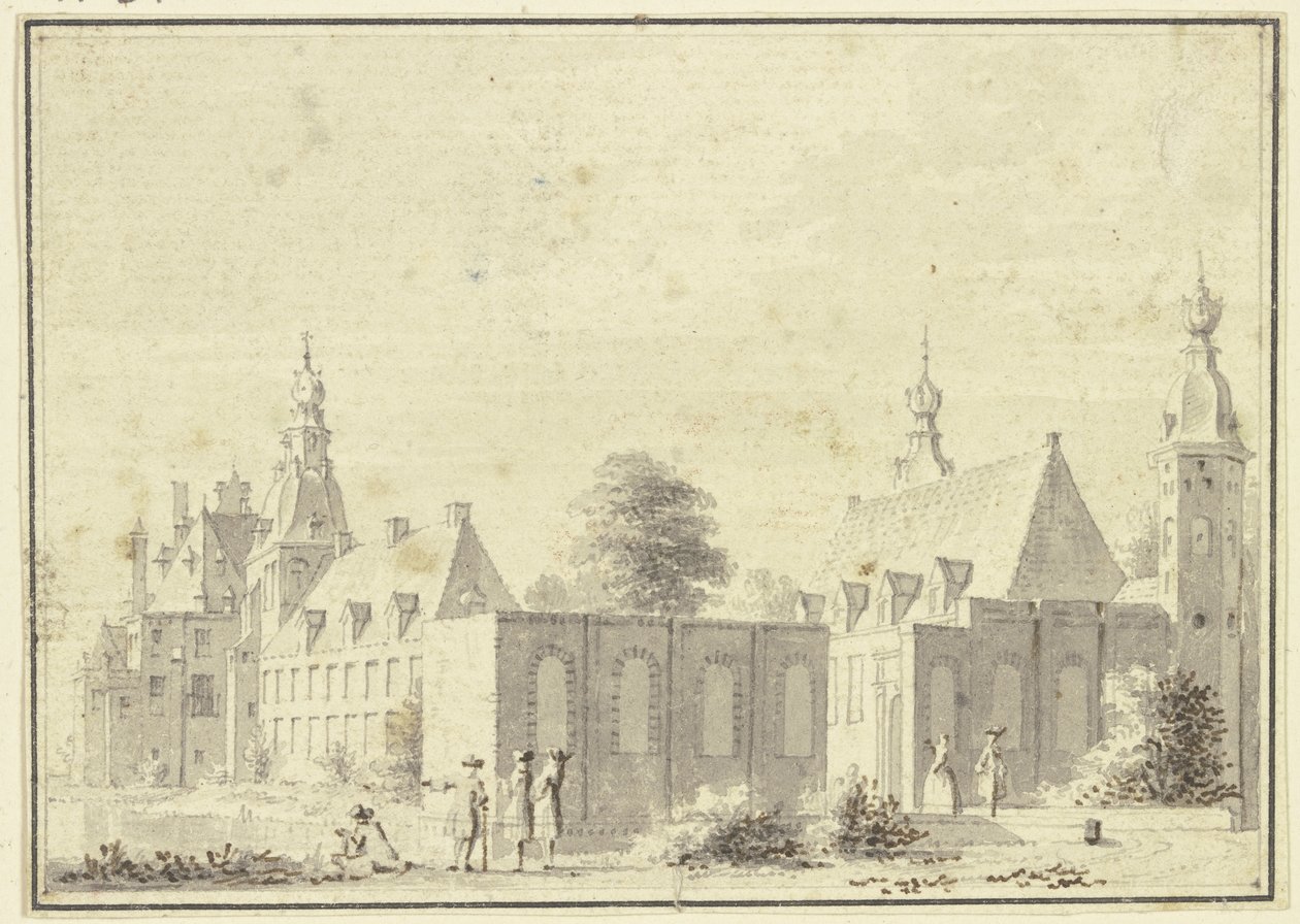 Huset Den Ooy van Achteren af Cornelis Pronk
