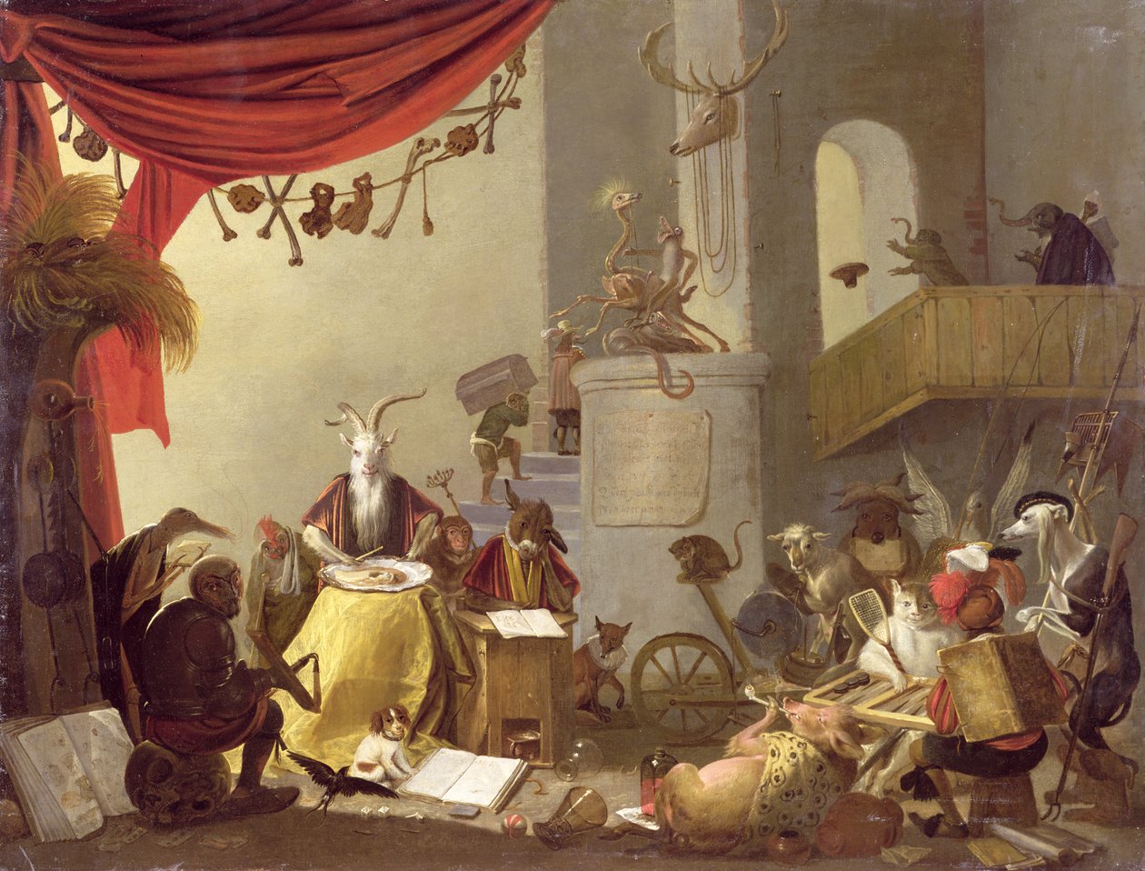 Hos Diablerie af Cornelis Saftleven
