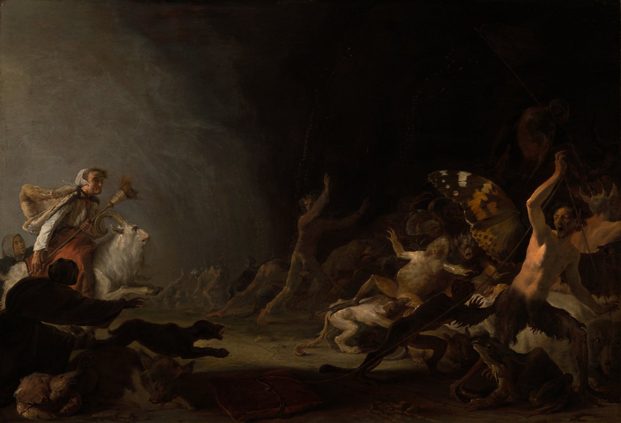 En heksesabbat af Cornelis Saftleven