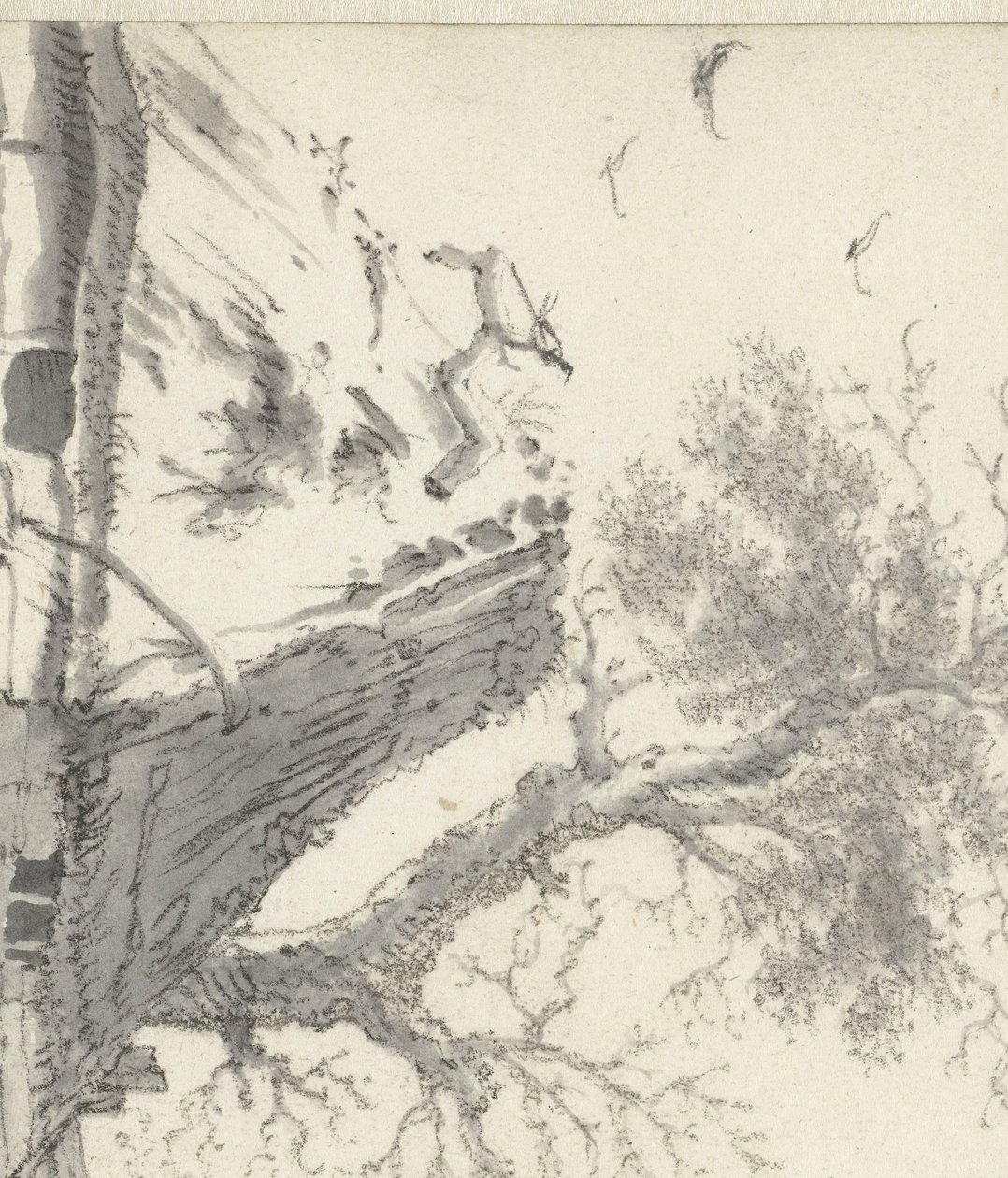 Bondehus ved vandet af Cornelis Saftleven