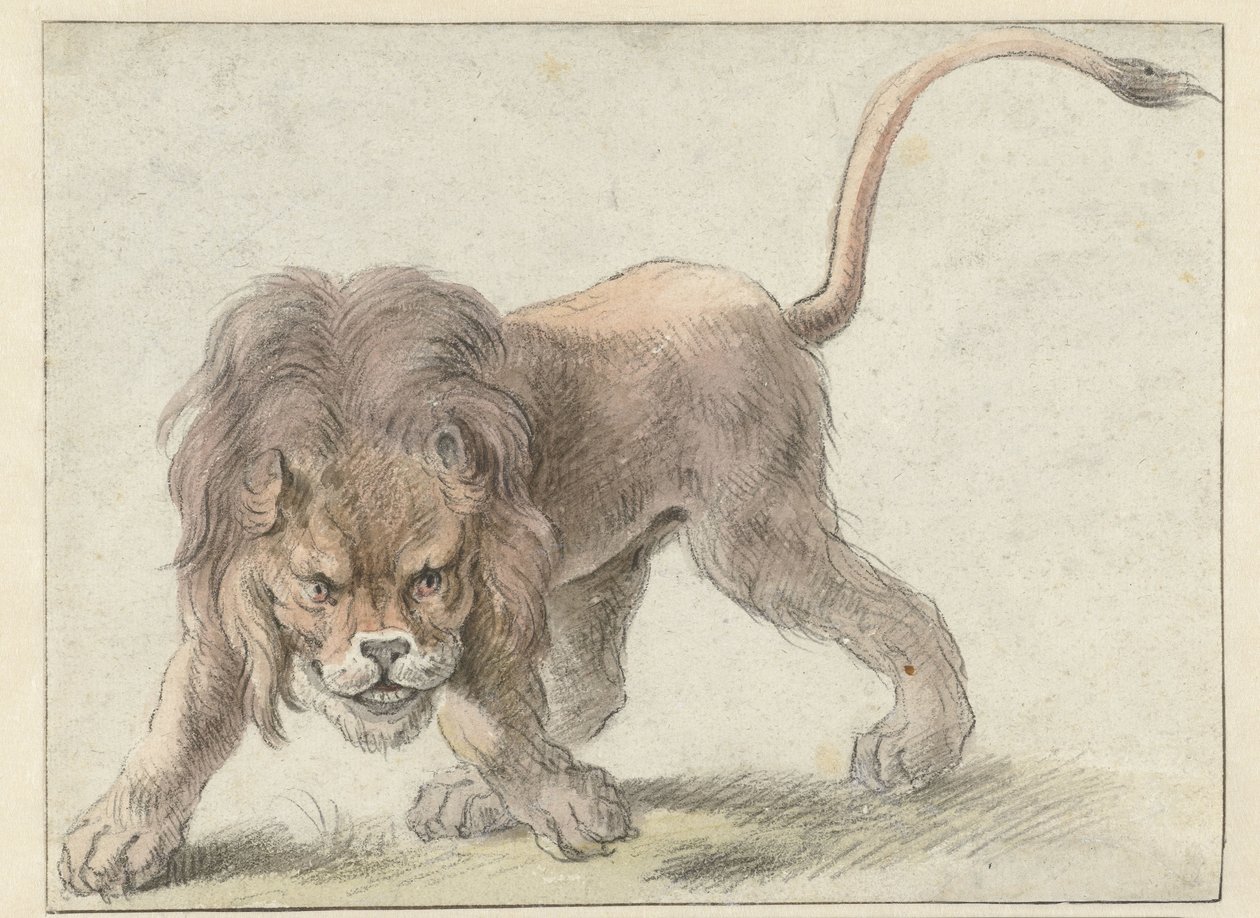 Løve af Cornelis Saftleven