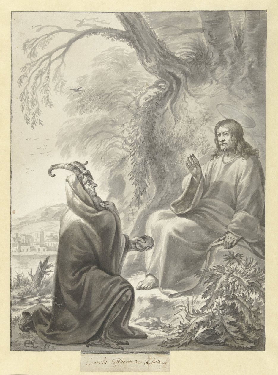 Kristi fristelse af Cornelis Saftleven