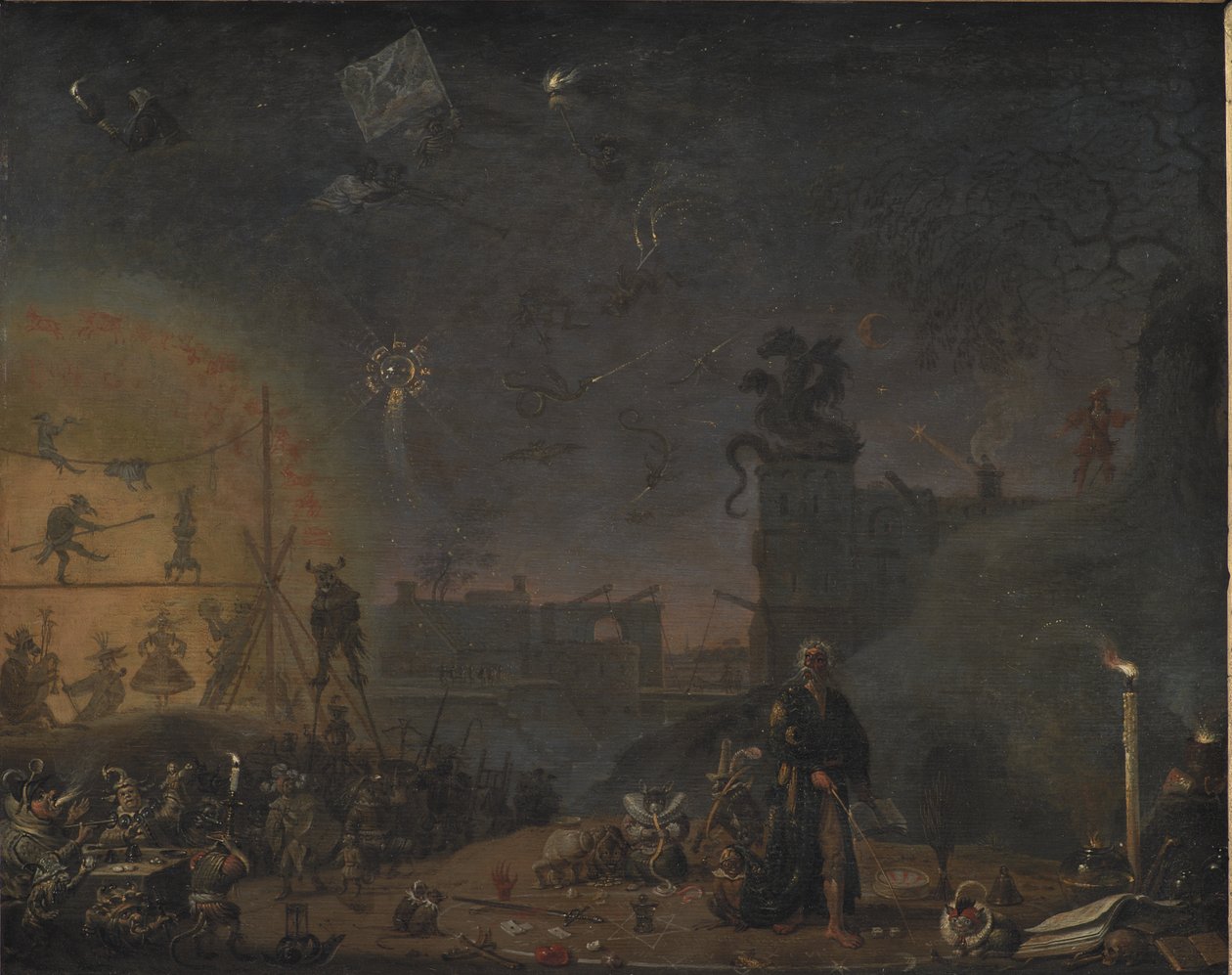 Synet om søndagsbarnet af Cornelis Saftleven