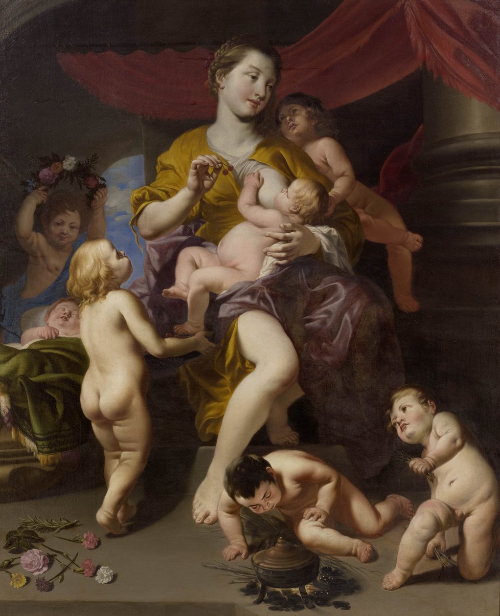 Caritas af Cornelis Schut