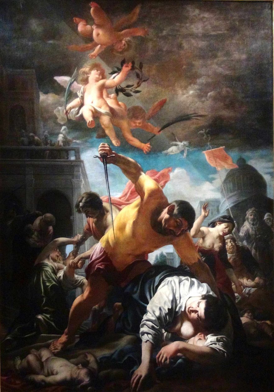 Massakren på de uskyldige af Cornelis Schut
