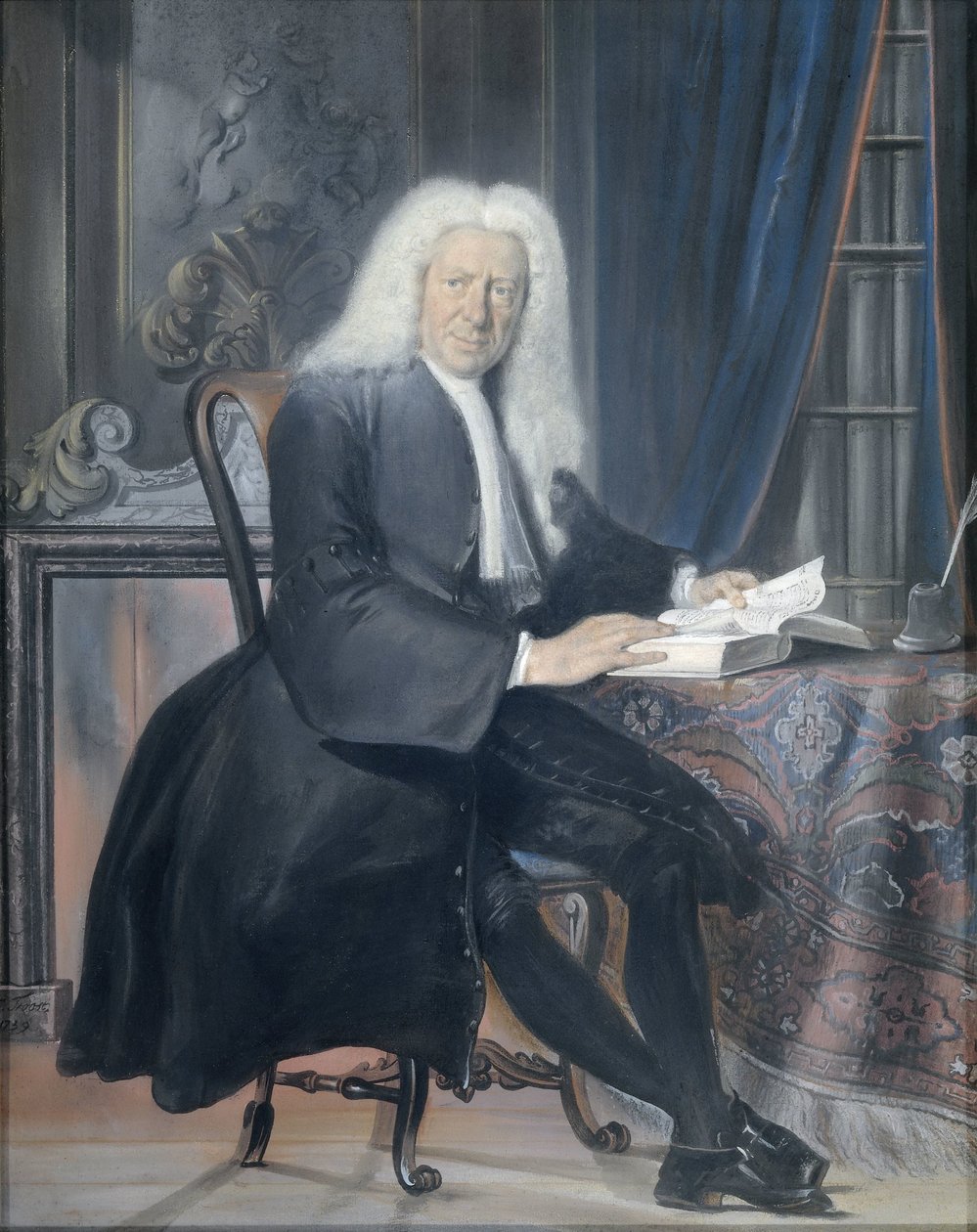 Carel Bouman (1673-1747). Tobaksfaktor i Amsterdam og nærmere af Cornelis Troost