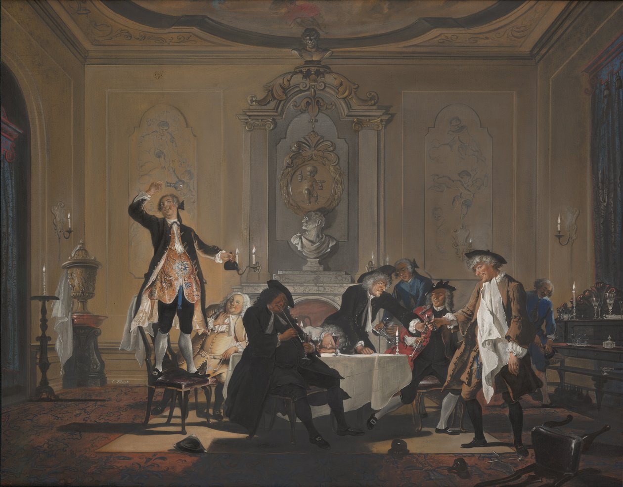 De snakkede over det hele!" af Cornelis Troost