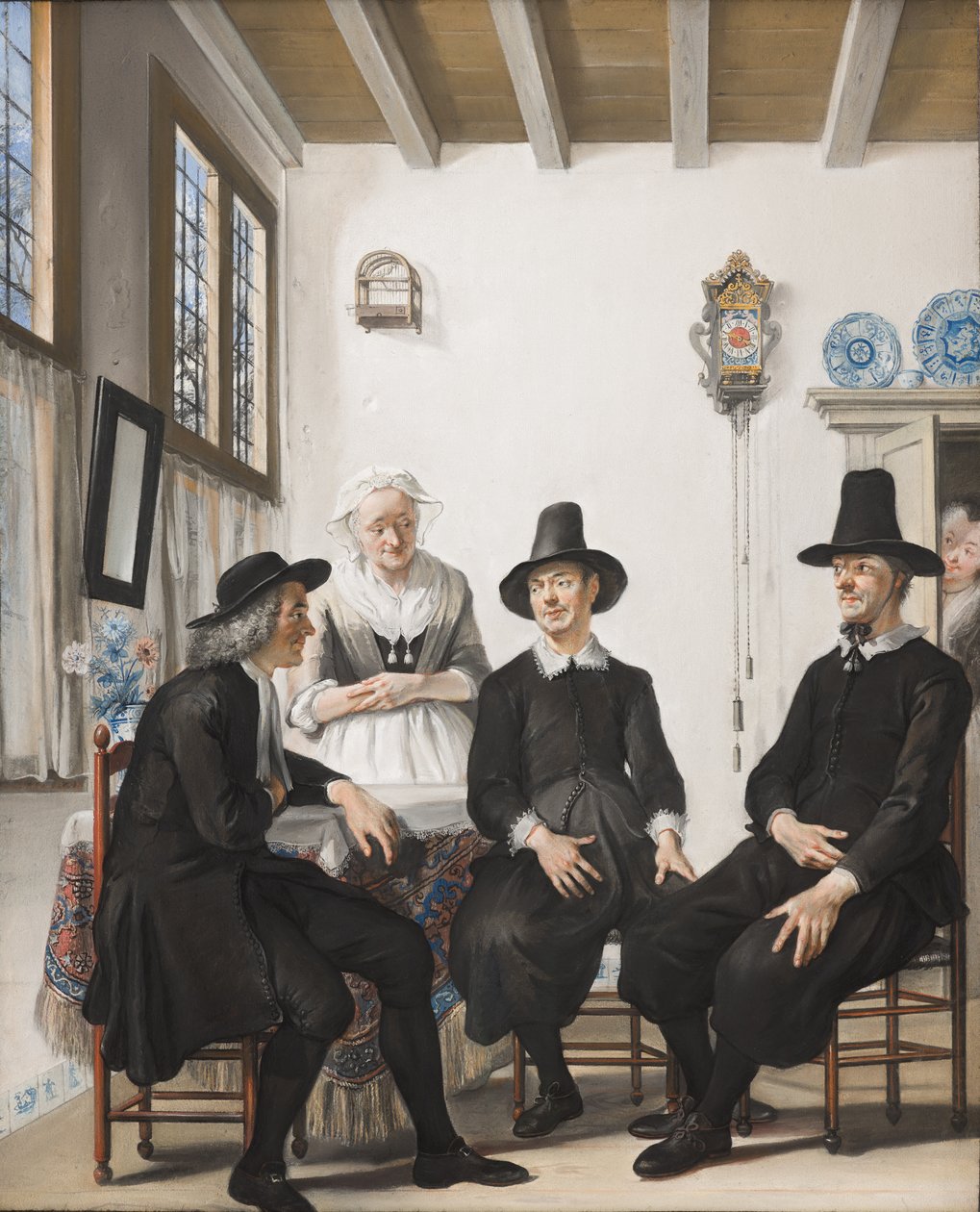 Saartje Jans bliver bedt om hendes hånd i ægteskab, 1738 af Cornelis Troost
