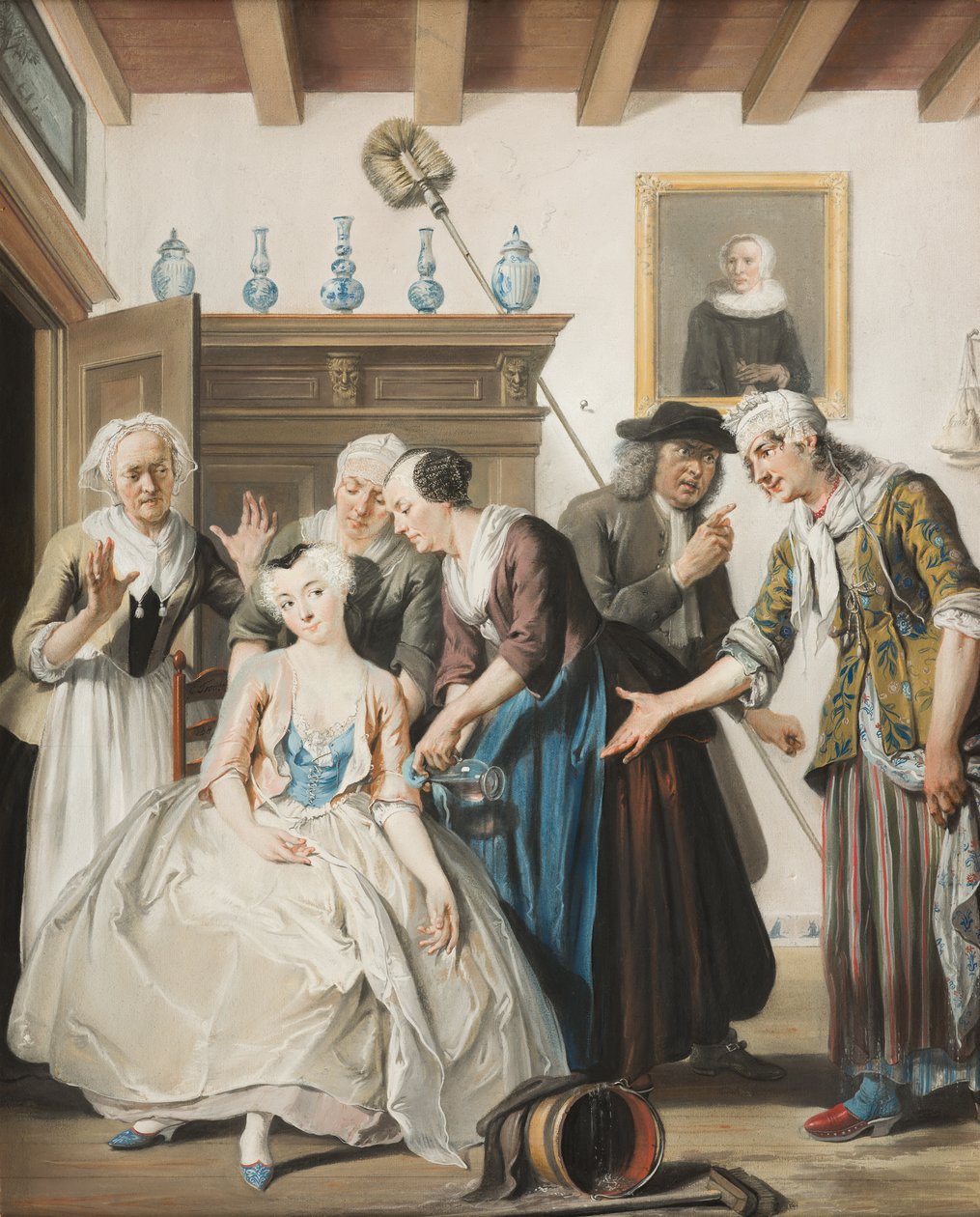 Opdagelsen af Jan Claasz, 1738 af Cornelis Troost