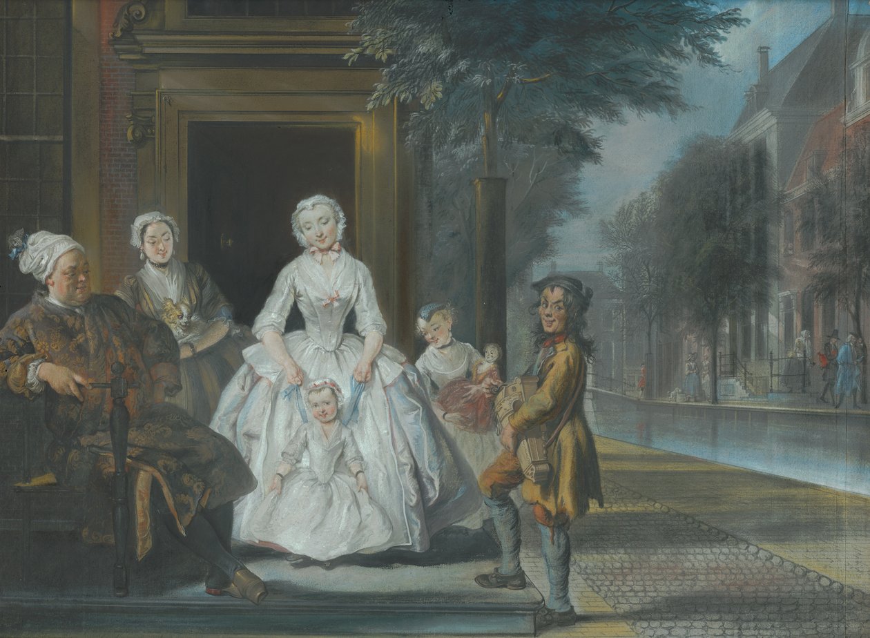 Orgelsliberen, 1743 af Cornelis Troost