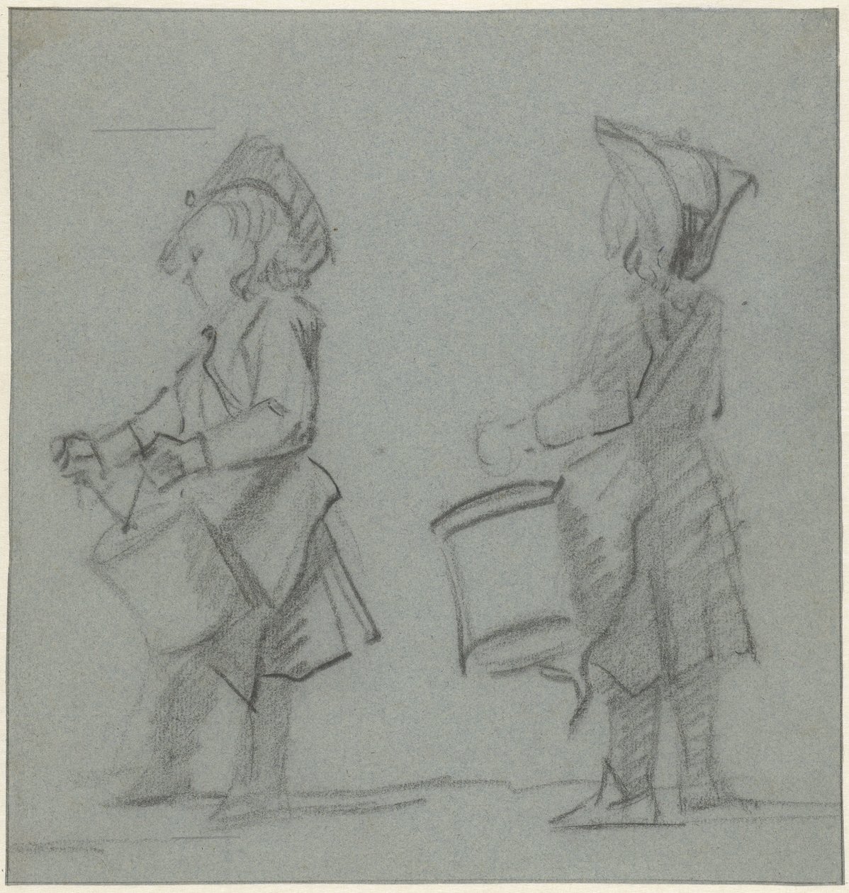 To studier af en trommedreng af Cornelis Troost