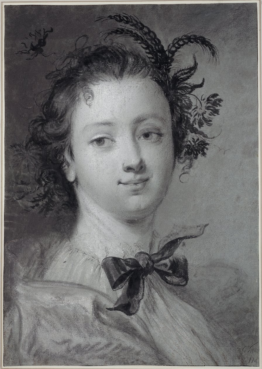 Ung kvinde som personifikation af sommeren af Cornelis Troost