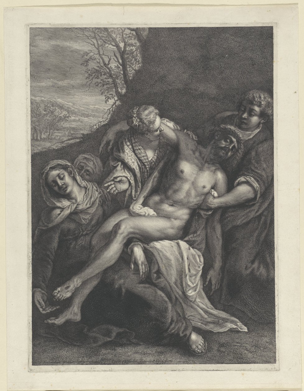 Kristi skælven af Cornelis Visscher (II)