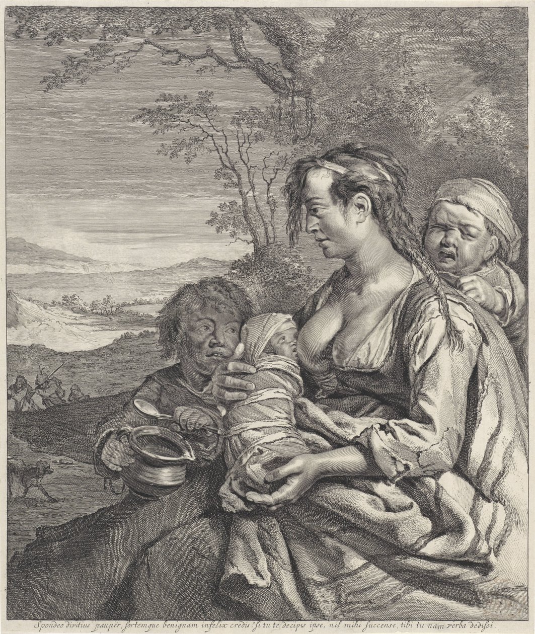 Heidi Jeg lover, at jo rigere desto fattige (...) de ord, jeg gav (titel på objekt) af Cornelis Visscher (II)