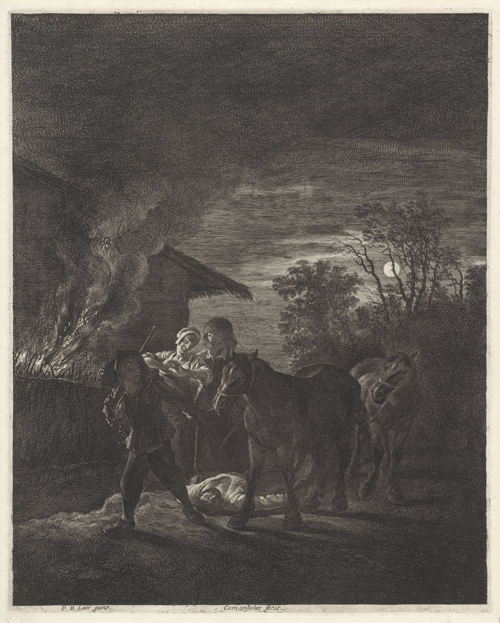 hestetyveri af Cornelis Visscher (II)
