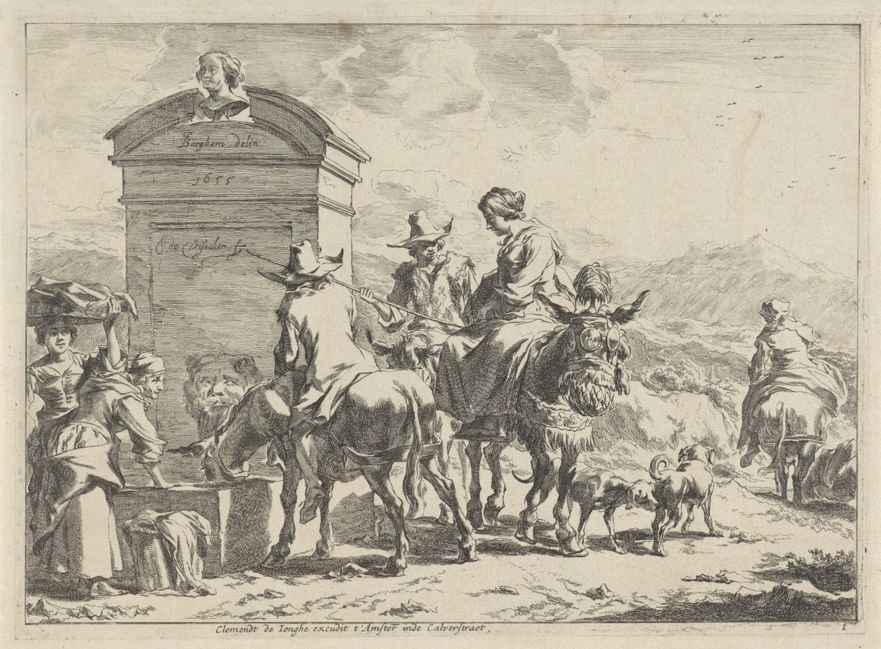 hvilested Landskaber (serietitel) af Cornelis Visscher (II)